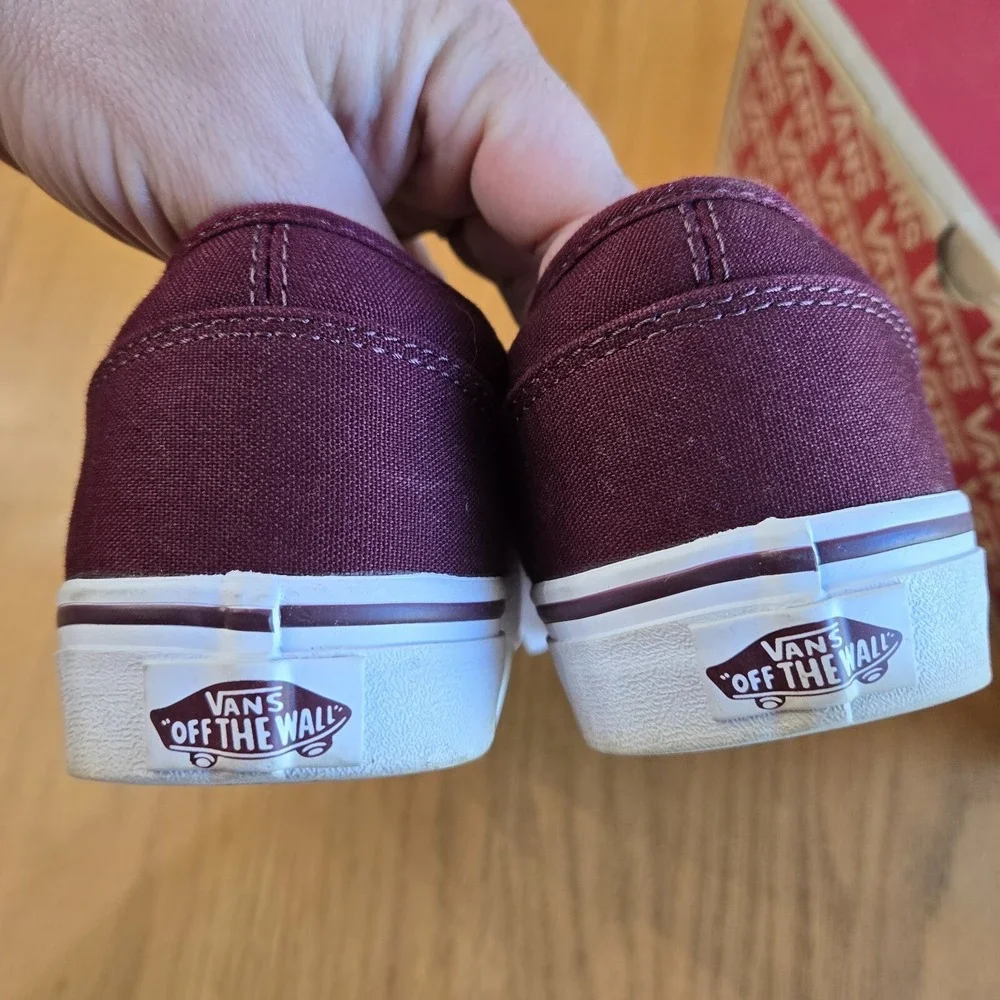 Vans Ward Canvas Skateboard Shoes Port Royale  / White‎ Flowers W 9.5 EUC